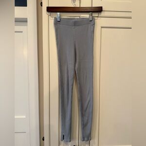 GAP Light Blue Ribbed Knit Leggings